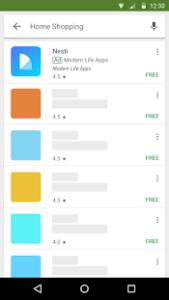 Réseau Google Play - promotion d'applications