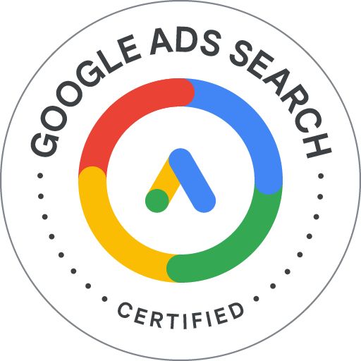 Logo Google Partners de Lise Mary, freelance Google Ads, Shopping et Bing Ads