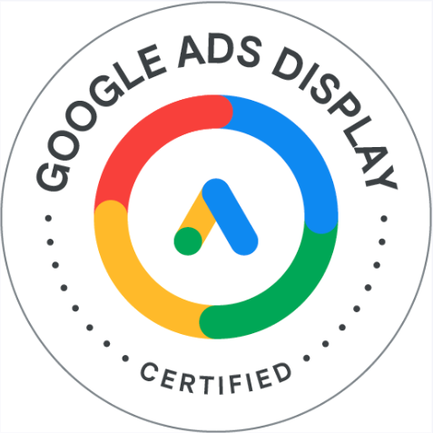 Lise Mary, freelance retargeting est certifiée Google Display